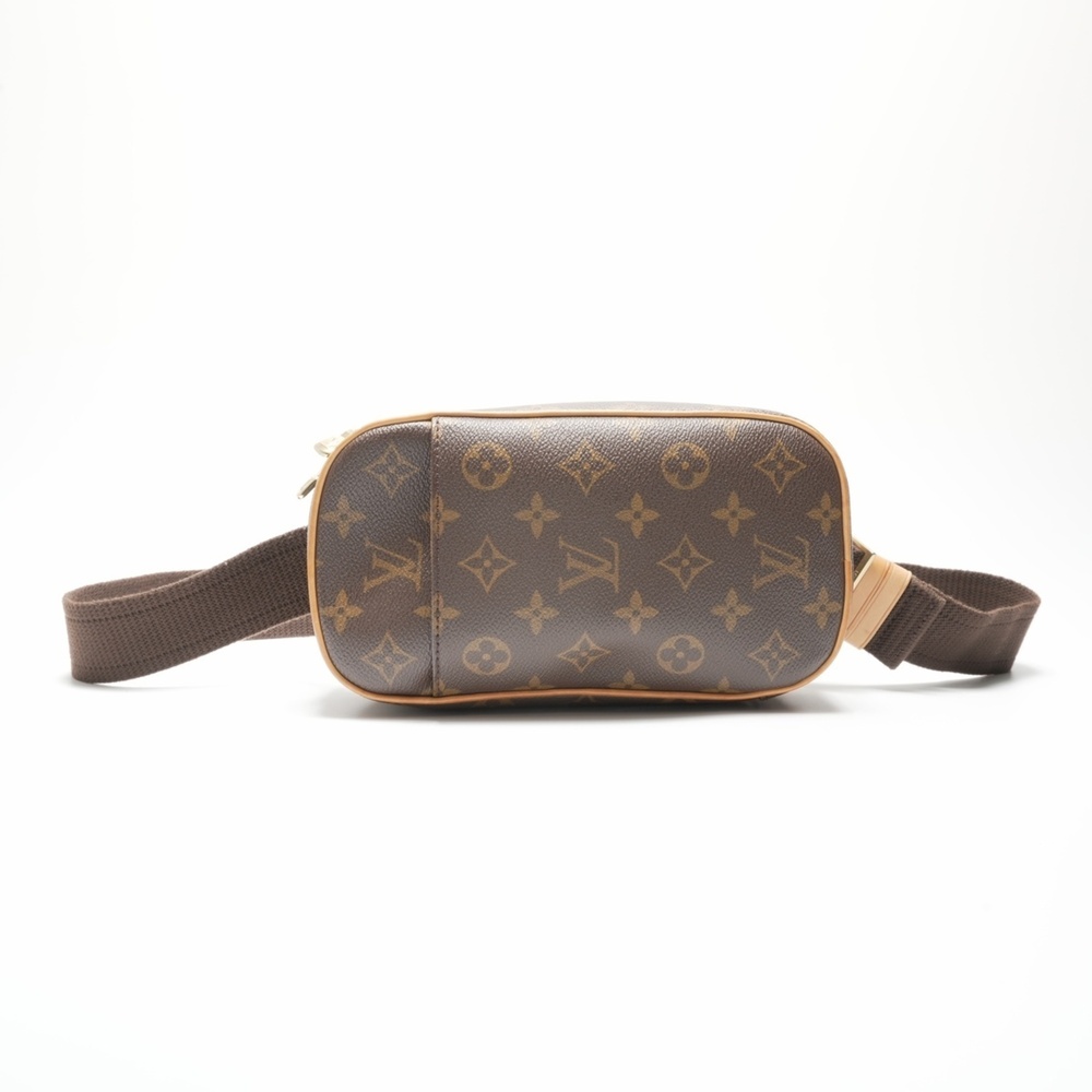 LOUIS VUITTON Brown Monogram Pochette Shoulder Bag